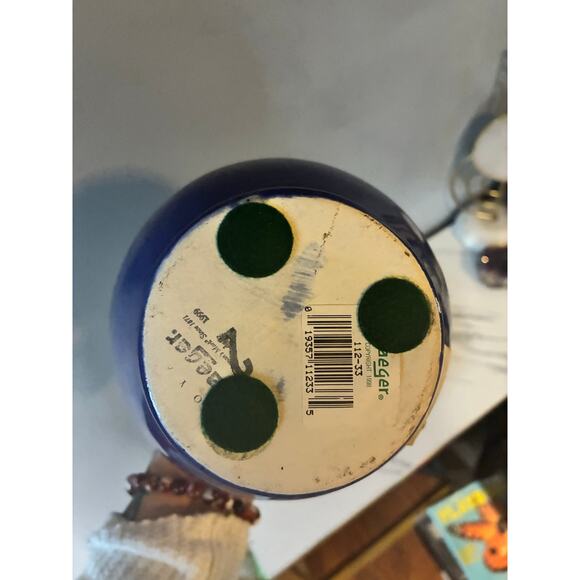 Vintage Royal Haeger Cobalt Blue Gourd Vase — Original Tags & Stickers — 1998 - Picture 7 of 8